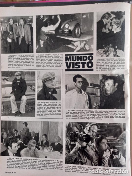 Collezionismo di Riviste e Giornali: CAROLINA DE MONACO TONY PERKINS RICHARD BURTON ANTHONY CHARLTON HESTON GREGORY PECK KENNEDY