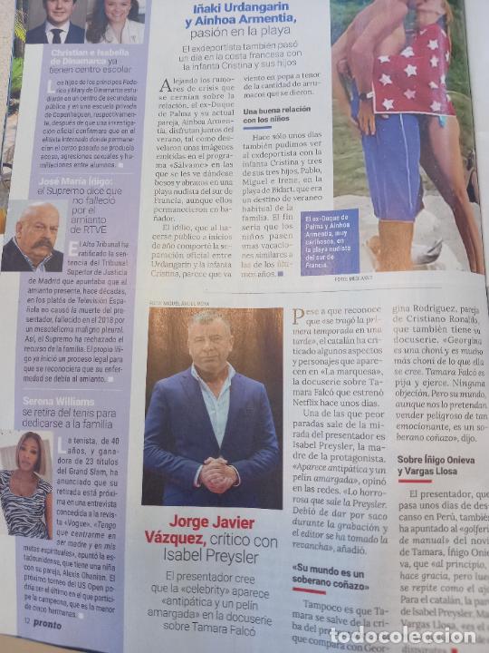 Coleccionismo de Revistas y Peri&oacute;dicos: SERENA WILLIAMS JOSE MARIA I&Ntilde;IGO JORGE JAVIER VAZQUEZ I&Ntilde;AKI URDANGARIN