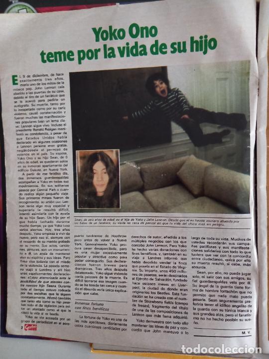 Coleccionismo de Revistas y Peri&oacute;dicos: YOKO ONO JOHN LENNON LOS BEATLES