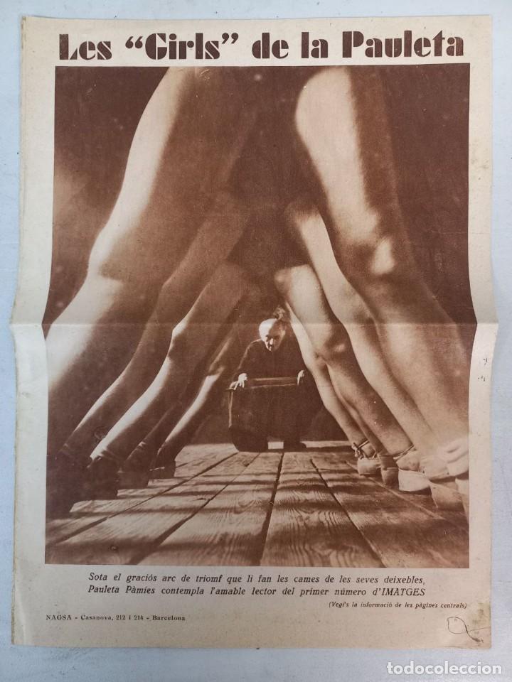 Collection Magazines and Newspapers: PAULETA PAMIES / ARTICLE LES GIRLS DE LA PAULETA, 3 PAGINES