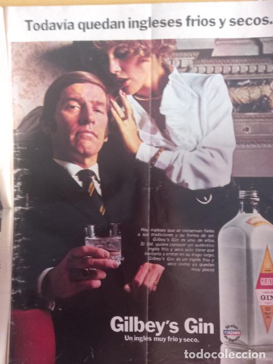 Coleccionismo de revistas y peri&oacute;dicos: anuncio ginebra gin gilbeys gilbey