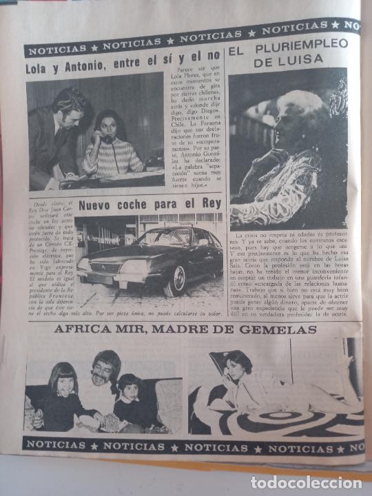 Coleccionismo de revistas y peri&oacute;dicos: africa mir lola flores el coche del rey juan carlos