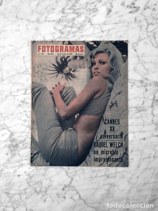 Colecionismo de Revistas e Jornais: FOTOGRAMAS - 1966 - RAQUEL WELCH, ISASI-ISASMENDI, CARY GRANT, JOSE MARTIN, FESTIVAL DE CANNES