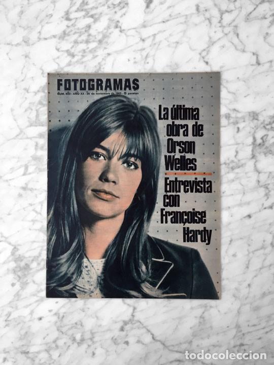 Colecionismo de Revistas e Jornais: FOTOGRAMAS - 1965 - FRAN&Ccedil;OISE HARDY, ORSON WELLES, NATALIE WOOD, JAYNE MANSFIELD, MARIO BEUT