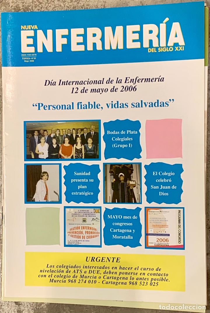 Coleccionismo de Revistas y Peri&oacute;dicos: Revista. NUEVA ENFERMER&Iacute;A. N&ordm; 59. Mayo 2006.