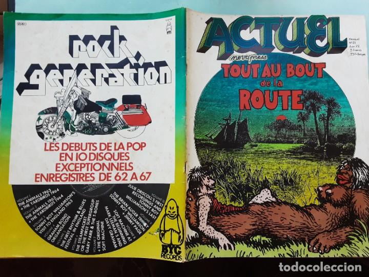 Collection Magazines and Newspapers: Revista francesa ACTUEL, N⁰ 21 JUNE 1972, ROBERT CRUMB.AU BOUT DE LA ROUTE