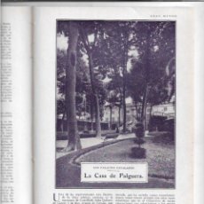Coleccionismo de Revistas y Periódicos: ÑO 1929 CASA DE FALGUERA ST FELIU DE LLOBREGAT RAQUEL MELLER ARTISTA GRANADA VIRGEN DE LAS ANGUSTIAS