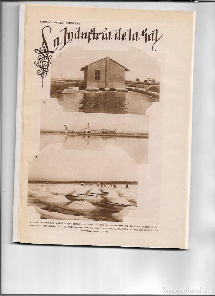 Coleccionismo de Revistas y Peri&oacute;dicos: A&Ntilde;O 1929 ALICANTE INDUSTRIA LA SAL CARABELA STA MARIA LEANDRO OROZ INAUGURACION EXPOSICION SEVILLA