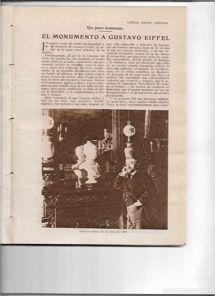 Coleccionismo de Revistas y Peri&oacute;dicos: A&Ntilde;O 1929 GUSTAVO EIFFEL TORRE VIADUCTO GARABET BALANZA AERODINAMICA LABORATORIO RELOJES DE MADRID