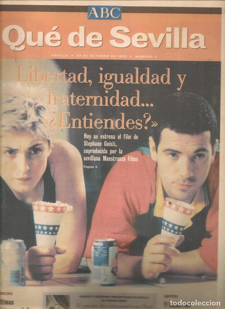 Coleccionismo de Revistas y Peri&oacute;dicos: QU&Eacute; DE SEVILLA. ANTONIO BANDERAS: &uml;ENTIENDES&uml;/ ENRIQUE MORENTE / JUAN DIEGO. SUPLEMENTO ABC. N&ordm; 7(*)