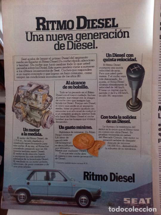 Coleccionismo de revistas y peri&oacute;dicos: ANUNCIO seat ritmo diesel