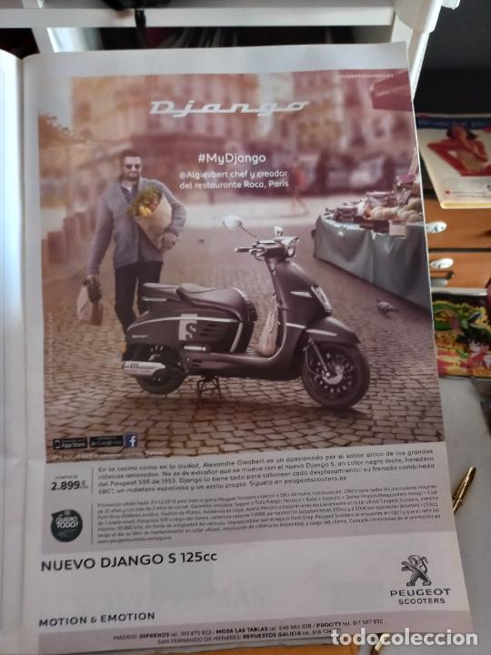 Coleccionismo de Revistas y Peri&oacute;dicos: anuncio pagina a3 django moto 125 cc peugeot scooters
