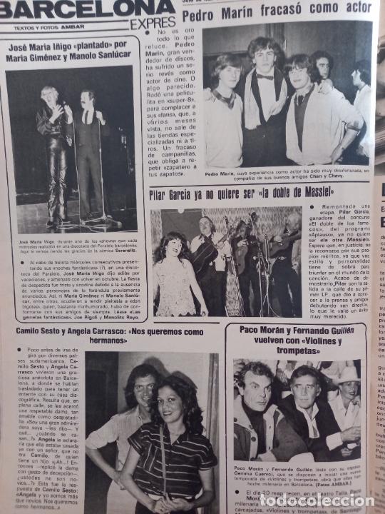 Coleccionismo de Revistas y Peri&oacute;dicos: chan y chevy pedro marin pilar garcia jose maria i&ntilde;igo serenella camilo sesto fernando guillen