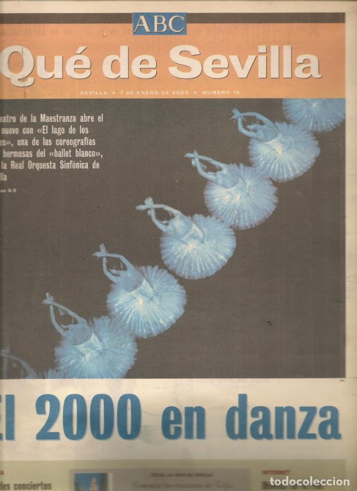 Coleccionismo de Revistas y Peri&oacute;dicos: QU&Eacute; DE SEVILLA. RUTA: &Eacute;CIJA. CONCHI HEREDIA-RAFAEL DE UTRERA/PALOMA SAN BASILIO. SUPLEMENTO ABC. (*)