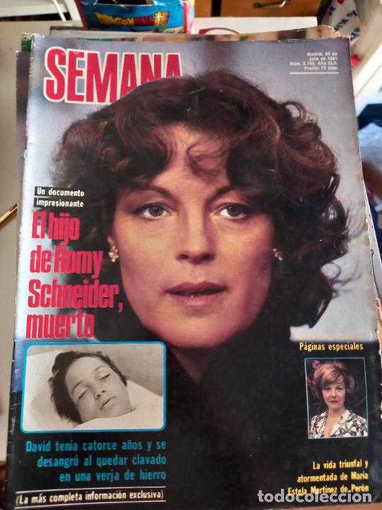 Coleccionismo de Revistas y Peri&oacute;dicos: reocorte portada de romy schneider