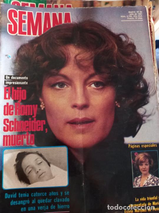 Coleccionismo de Revistas y Peri&oacute;dicos: reocorte portada de romy schneider