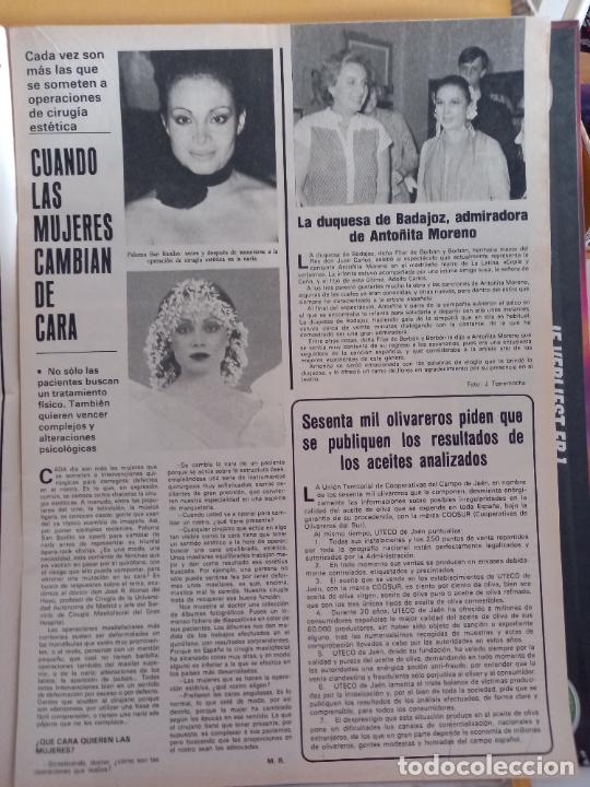 Coleccionismo de Revistas y Peri&oacute;dicos: la duquesa de badajoz do&ntilde;a pilar de borbon paloma san basilio anto&ntilde;ita moreno