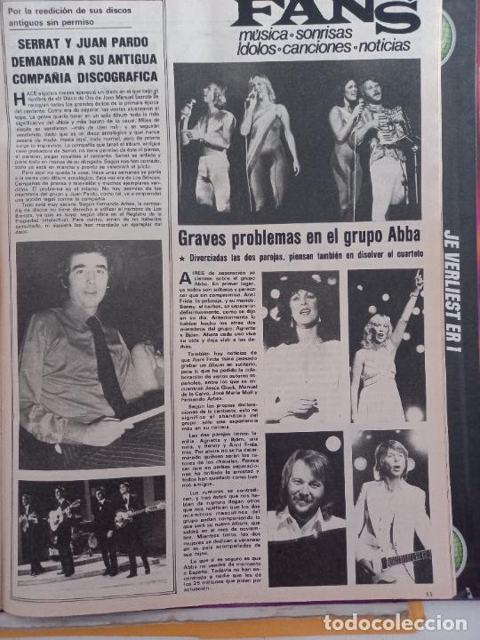 Coleccionismo de Revistas y Peri&oacute;dicos: abba joan manuel serrat juan pardo antonio morales junior brincos