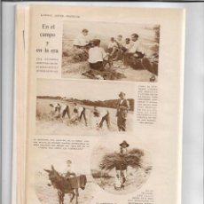 Coleccionismo de Revistas y Periódicos: 1929 EL ESCORIAL TRABAJOS CAMPO AGRICULTURA PINTURA RETRATOS MARIA LANI EXPO BCNA FERROCARRIL MINI