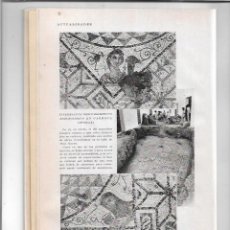 Coleccionismo de Revistas y Periódicos: 1929 CLAUSURA CONVENTO LA ENCARNACION GRANADA TRAIDA DE AGUAS CARMONA SEVILLA MOSAICO ROMANO EXCAVAC