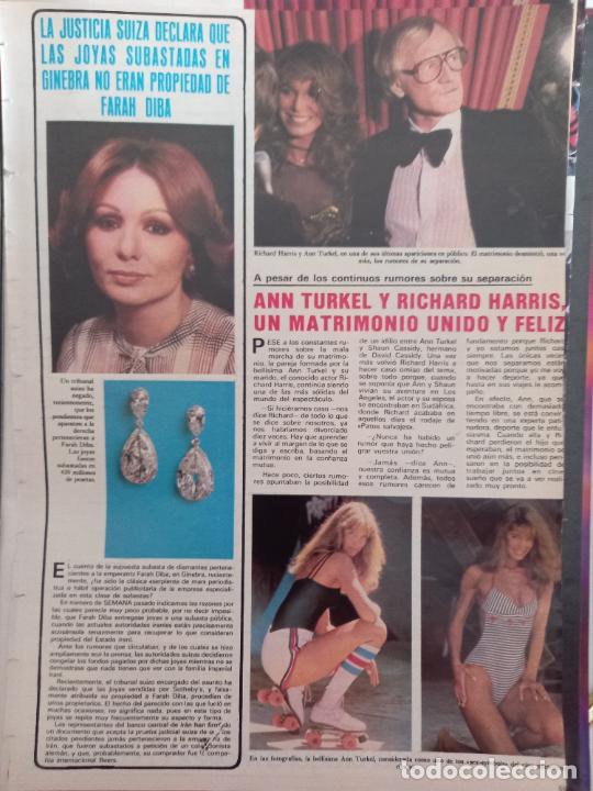 Colecionismo de Revistas e Jornais: ann turkel richard harris farah diba