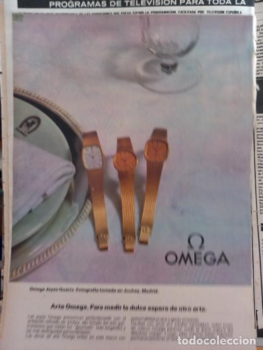 Colecionismo de Revistas e Jornais: anuncio reloj omega