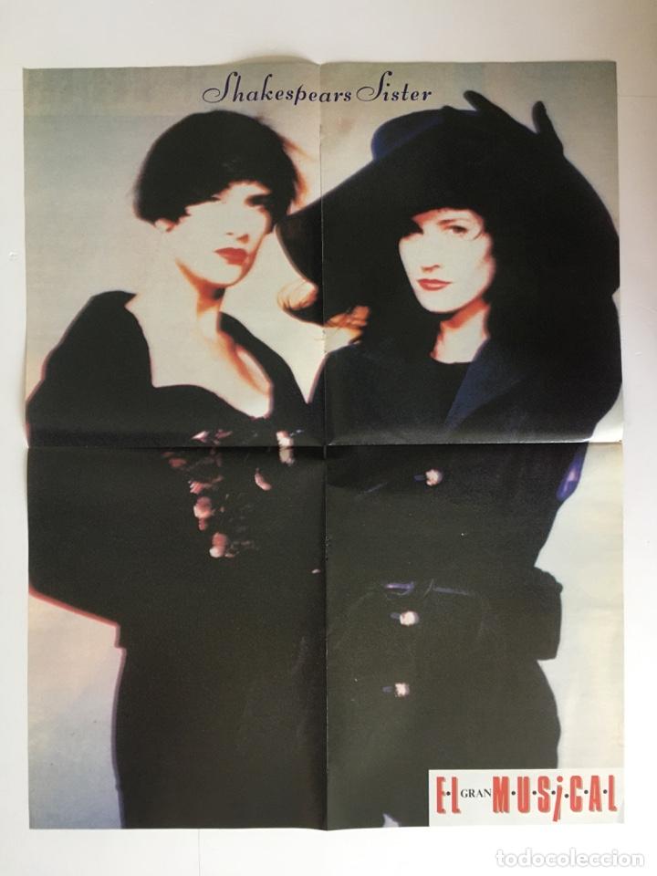 Coleccionismo de revistas y peri&oacute;dicos: P&Oacute;STER revista EL GRAN MUSICAL - RICO Y SHAKESPEARS SISTER - N&ordm; 363. MAYO 1992.