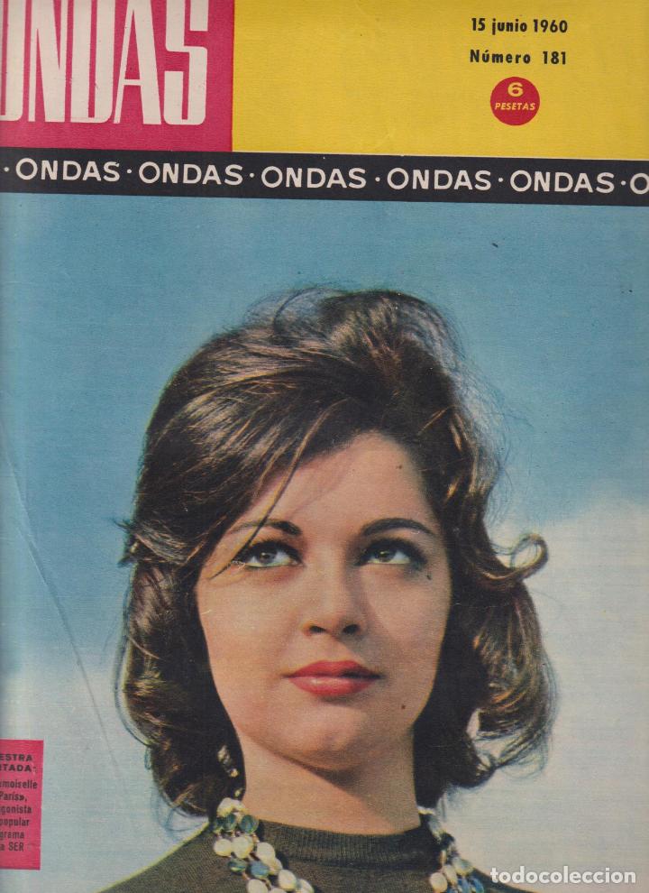 Coleccionismo de Revistas y Peri&oacute;dicos: Ondas n&ordm; 181. 15 de Junio de 1960