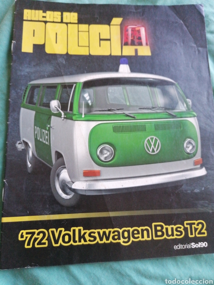 Coleccionismo de Revistas y Peri&oacute;dicos: Revista tipo fasc&iacute;culo autos de polic&iacute;a coches 72 Volkswagen bus T2
