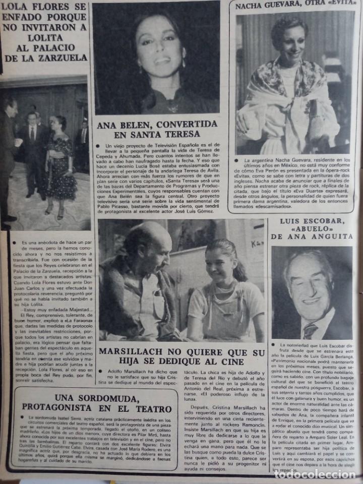 Coleccionismo de Revistas y Peri&oacute;dicos: luis escobar ana belen nacha guevara lolita flores adolfo cristina marsillach