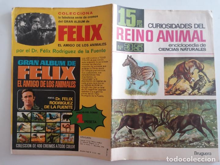 Collezionismo di Riviste e Giornali: CURIOSIDADES DEL REINO ANIMAL N&ordm; 35, EDITORIAL BRUGUERA