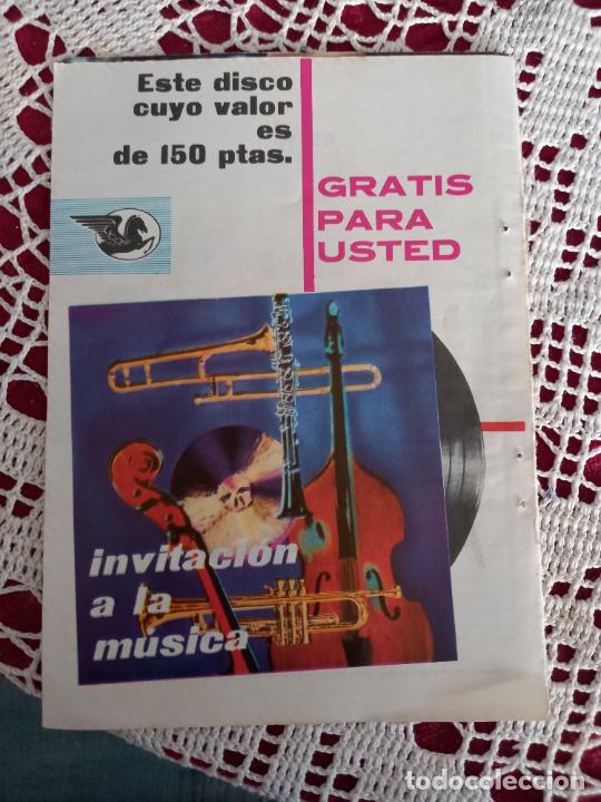 Coleccionismo de revistas y peri&oacute;dicos: anuncio LP INVITACION A LA MUSICA PEGASO