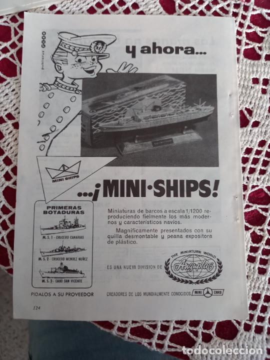 Coleccionismo de Revistas y Peri&oacute;dicos: anuncio ANGUPLAS MINI SHIPS BARCOS MAQUETAS