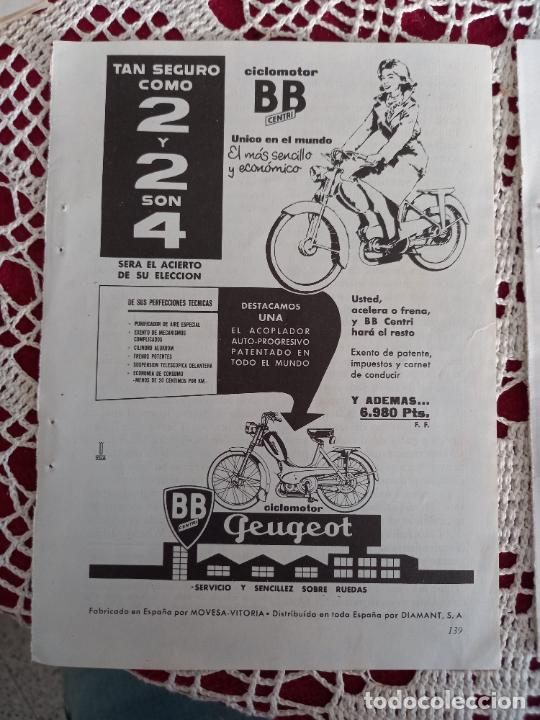 Coleccionismo de Revistas y Peri&oacute;dicos: anuncio CICLOMOTOR BB BICICLETAS PEUGEOT