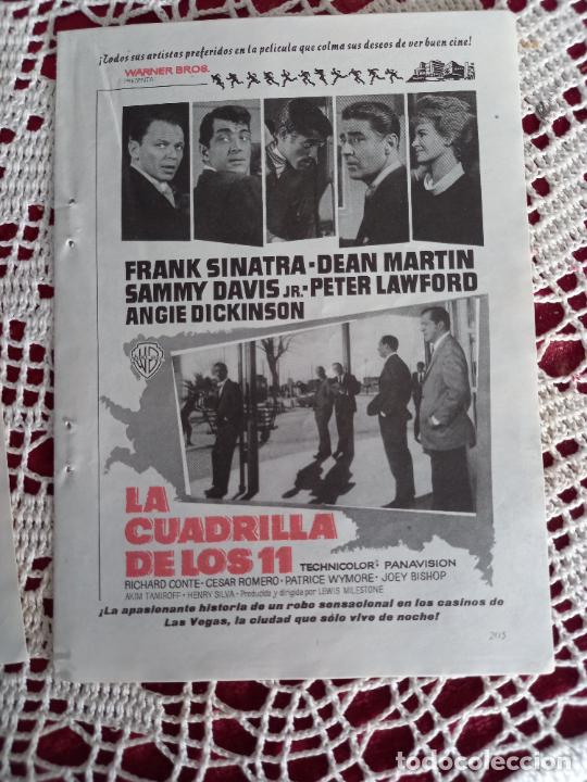 Coleccionismo de Revistas y Peri&oacute;dicos: anuncio FRANK SINATRA DEAN MARTIN PETER LAWFORD SAMMY DAVIS JR ANGIE DICKINSON
