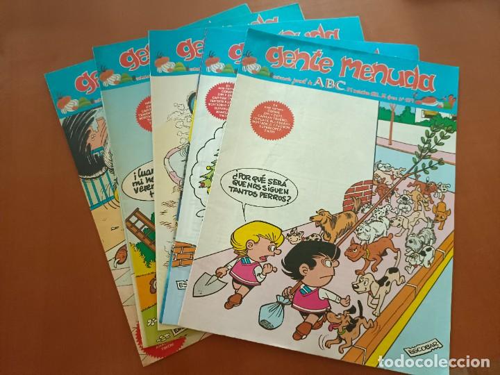 Coleccionismo de Revistas y Peri&oacute;dicos: GENTE MENUDA * SUPLEMENTOS ABC * LOTE DE 6 NUMEROS