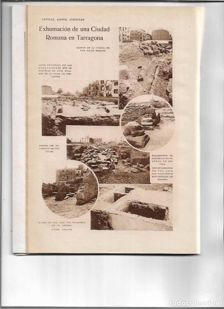Coleccionismo de Revistas y Peri&oacute;dicos: 1929 TARRAGONA EXCAVACION CIUDAD ROMANA BALLET RUSO ISADORA DUNCAN DIBUJO CLARA MEDIAS TENIS FEMENIN