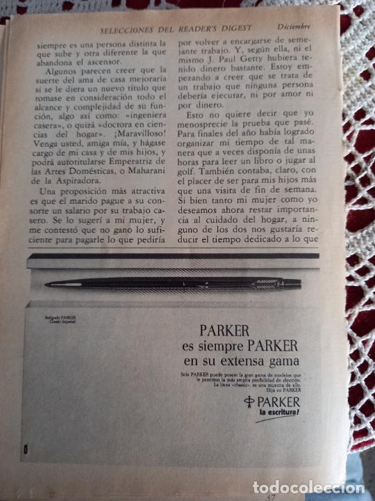 Coleccionismo de Revistas y Peri&oacute;dicos: RECORTES ANUNCIO PARKER ESTILOGRAFICA