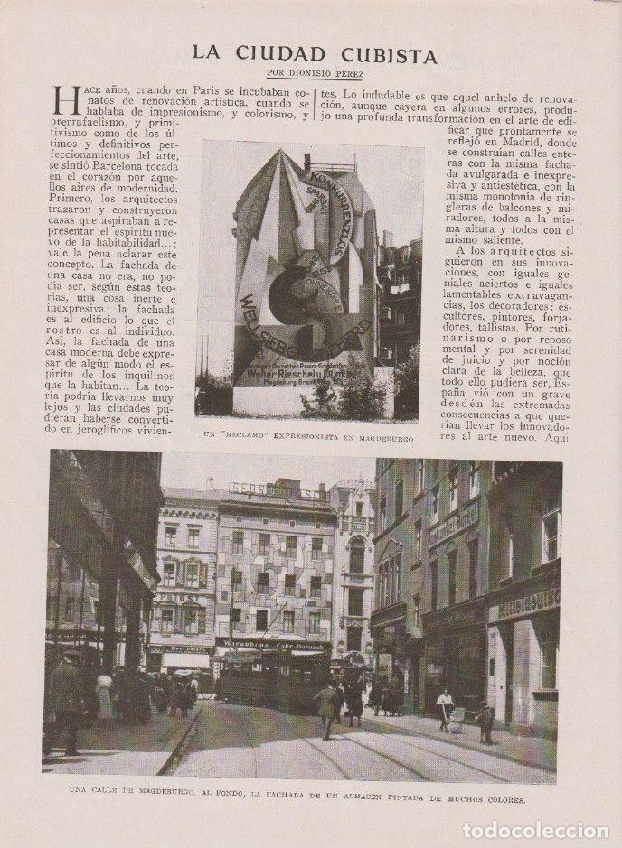 Coleccionismo de Revistas y Peri&oacute;dicos: * MAGDEBURGO * VANGUARDIAS * La ciudad cubista / Dionisio P&eacute;rez -1922