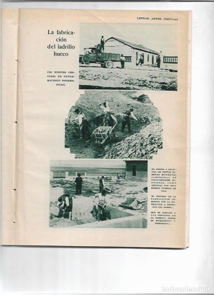 Collezionismo di Riviste e Giornali: A&Ntilde;O 1929 FABRICACION LADRILLO HUECO CIUDAD RODRIGO TOLEDO INDUSTRIAS ARTE ESCULTURA LUIS PERLOTTI