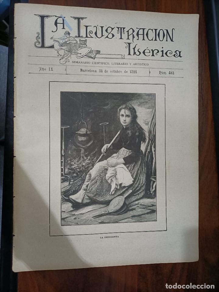 Coleccionismo de Revistas y Peri&oacute;dicos: LA ILUSTRACI&Oacute;N IB&Eacute;RICA. N&ordm; 461. 31 DE OCTUBRE DE 1891