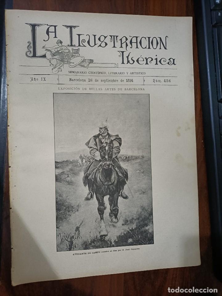 Coleccionismo de Revistas y Peri&oacute;dicos: LA ILUSTRACI&Oacute;N IB&Eacute;RICA. N&ordm; 456. 26 DE SEPTIEMBRE DE 1891
