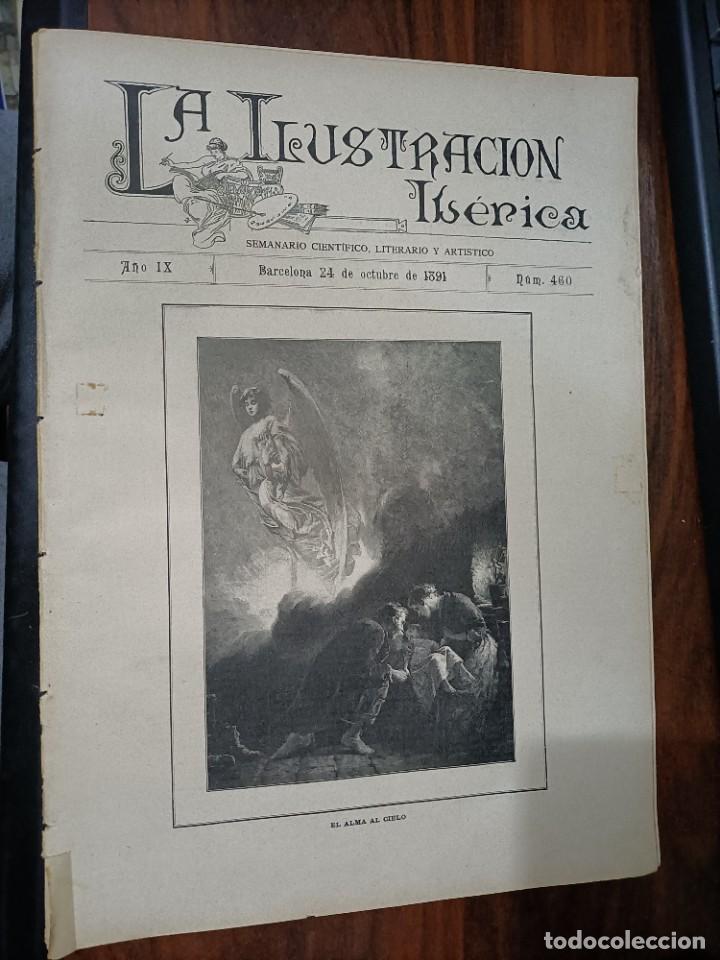 Coleccionismo de Revistas y Peri&oacute;dicos: LA ILUSTRACI&Oacute;N IB&Eacute;RICA. N&ordm; 460. 24 DE OCTUBRE DE 1891