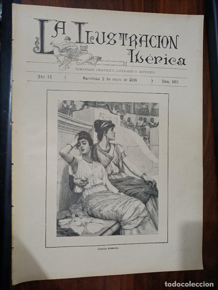 Coleccionismo de Revistas y Peri&oacute;dicos: LA ILUSTRACI&Oacute;N IB&Eacute;RICA. N&ordm; 435. 2 DE MAYO DE 1891