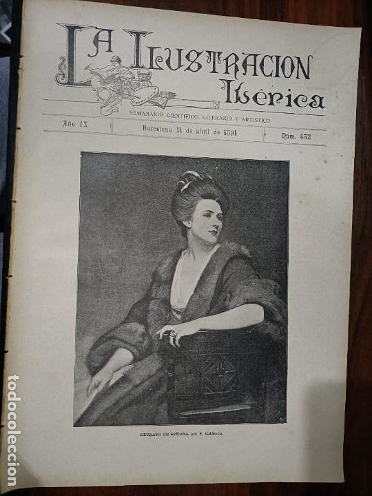 Coleccionismo de Revistas y Peri&oacute;dicos: LA ILUSTRACI&Oacute;N IB&Eacute;RICA. N&ordm; 432. 11 DE ABRIL DE 1891