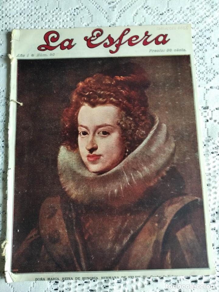 Coleccionismo de revistas y peri&oacute;dicos: LA ESFERA. N&ordm; 40. A&Ntilde;O 1914. ESPA&Ntilde;OLES SIN ESPA&Ntilde;A. VEL&Aacute;ZQUEZ. LA GUERRA EN LA FRONTERA AUSTRO-.. LEER