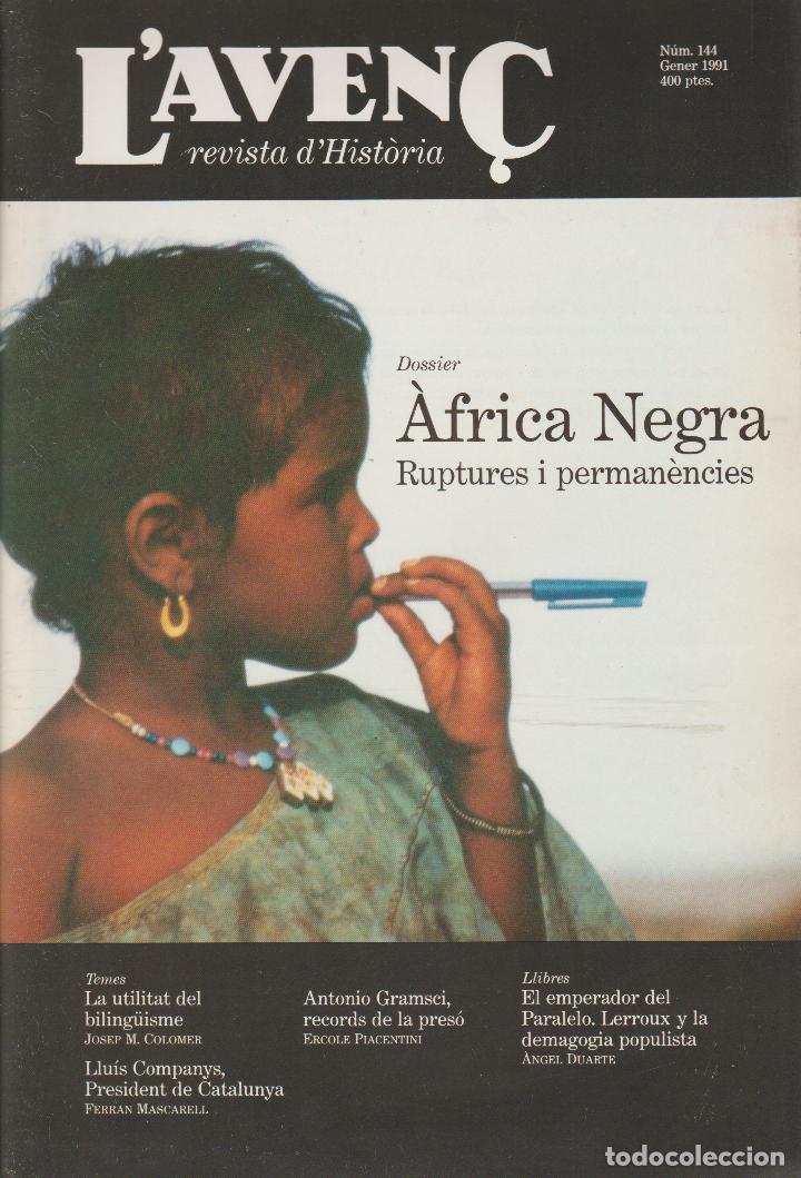 Coleccionismo de revistas y peri&oacute;dicos: REVISTA AVEN&Ccedil; N&ordm; 144 GENER 1991 - DOSSIER: &Agrave;FRICA NEGRA