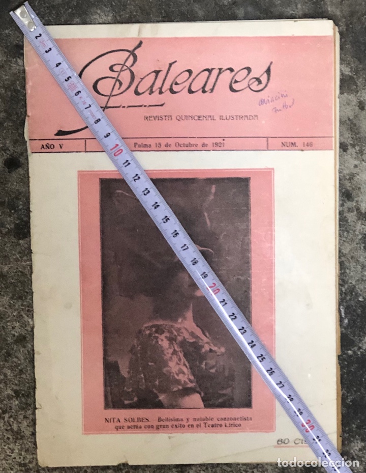Collection Magazines and Newspapers: REVISTA QUINCENAL ILUSTRADA BALEARES N 146