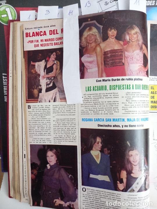 Collezionismo di Riviste e Giornali: ROSANA GARCIA SAN MARTIN LA MAJA DE ESPA&Ntilde;A MADRID TRIO ACUARIO BLANCA DEL REY MISS