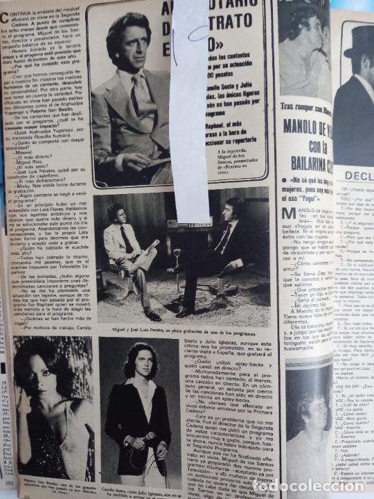 Coleccionismo de Revistas y Peri&oacute;dicos: CAMILO SESTO PALOMA SAN BASILIO JOSE LUIS PERALES